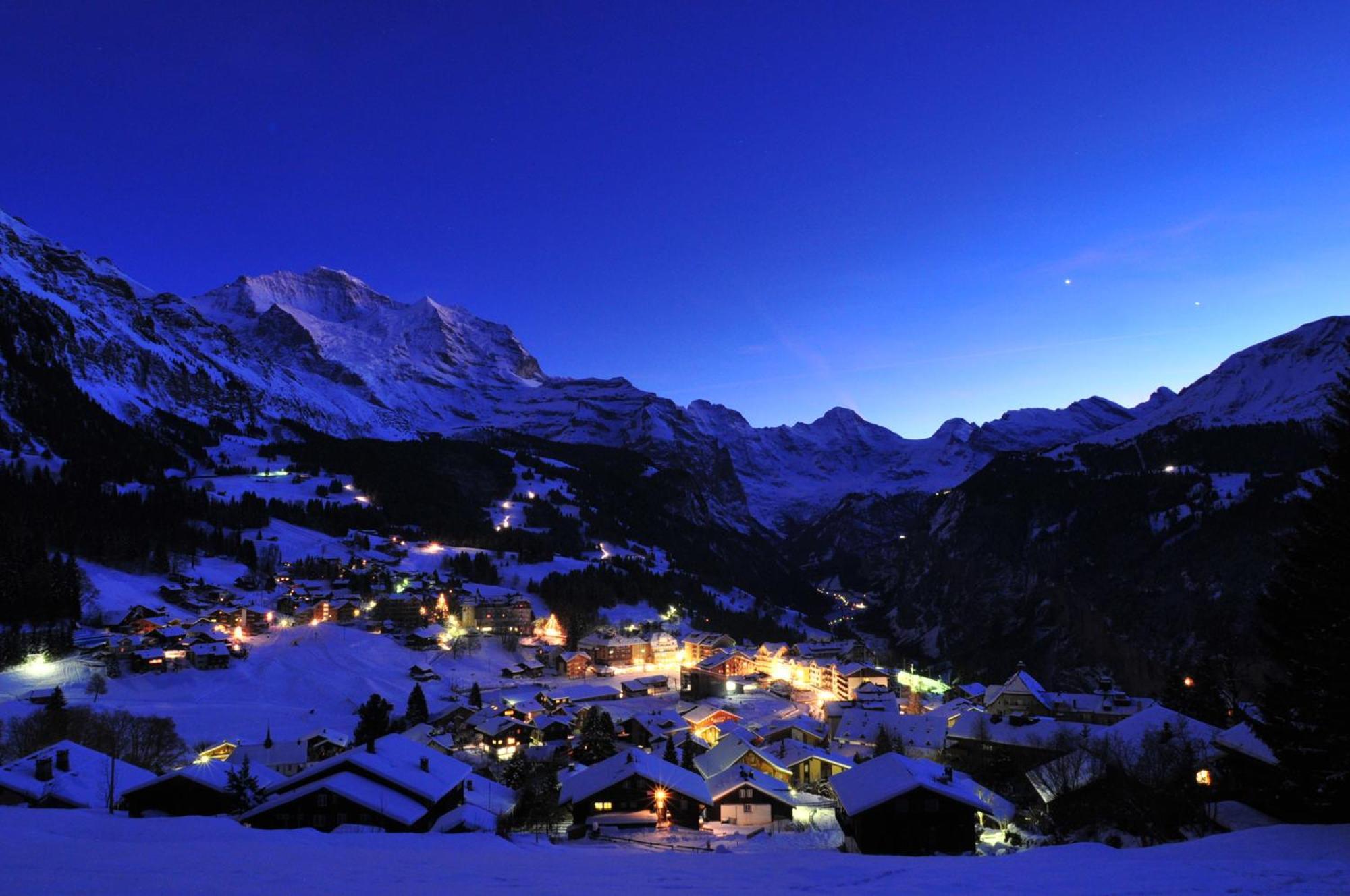 Chalet Alpina Gyger Wengen Esterno foto