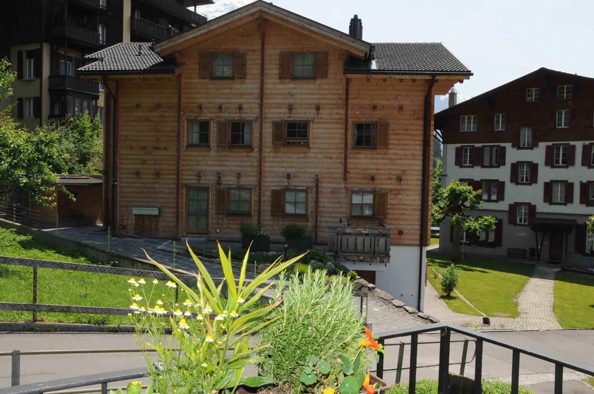 Chalet Alpina Gyger Wengen Esterno foto
